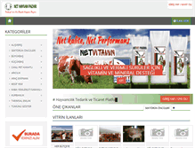 Tablet Screenshot of nethayvanpazari.com